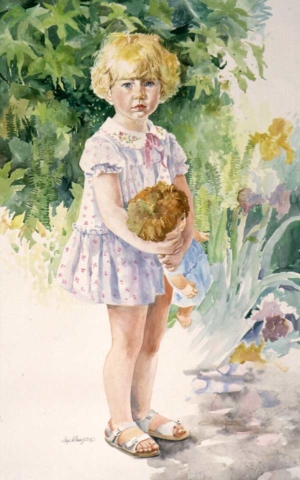 Little Girl with Doll